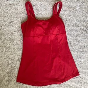 Lululemon Red Tank size 6